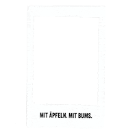 ApfelRaeuberCider drink cheers analog polaroid Sticker