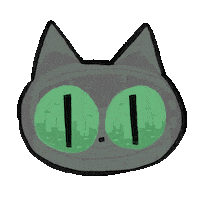 okatelin art cat illustration drawing Sticker
