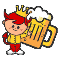 originalfunco010 beer belgium freddy funko Sticker