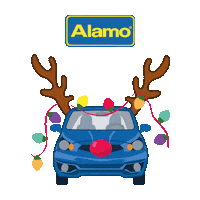 AlamoColombia navidad vacaciones viajes carros Sticker
