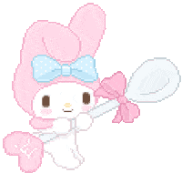 My Melody Pixel Sticker