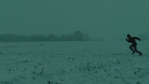 Winter Running GIF by Johnny Orlando
