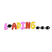 enyaszalay eyes waiting loading colourful Sticker