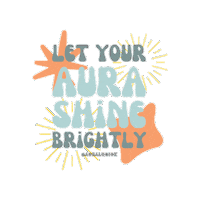 auralogick shine inspiration bright aura Sticker