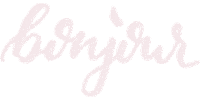 Bonjour Hello Sticker by Peaa