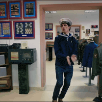 PROJECTUM happy dance showtime entrance GIF