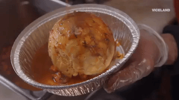 fuck that's delicious caribbean food GIF