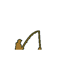 Fish Fishing Sticker by Kickin Up Dust