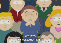 audience talking GIF by South Park 