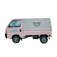 Flowertruck Sticker by Mama Bees Flower Farm