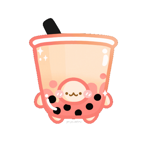 aumipon boba bubble tea yakult aumipon Sticker