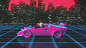 Driving Speed Racer GIF by Best Friends Animal Society