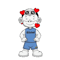 Sweden Beach Town Sticker by Zhot Shop