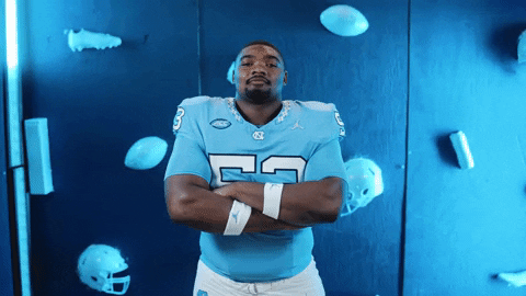 North Carolina Football GIF by UNC Tar Heels