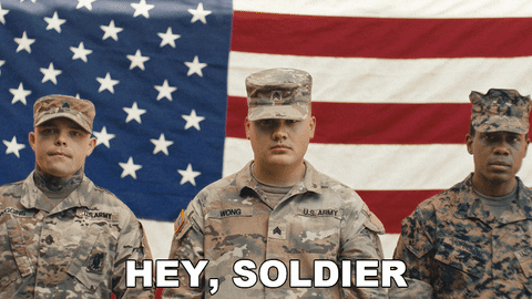 Army Salute GIF by Luke Bryan