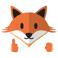 Fox Apple Sticker by SDK - Süddeutsche Krankenversicherung a.G.