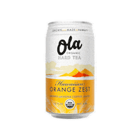 Coffee Orange Sticker by Ola Brew