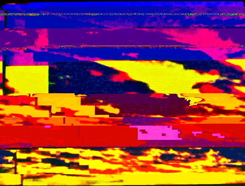 glitch rainbow GIF