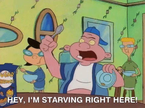 hungry hey arnold GIF