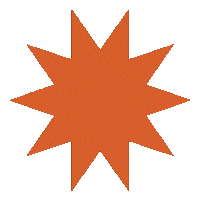 Star Orange Sticker by OratorijSlovenija
