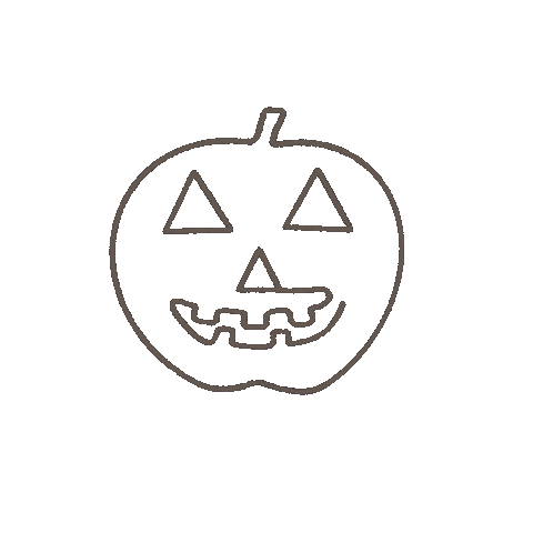 hyggedogge halloween fall scary neon Sticker