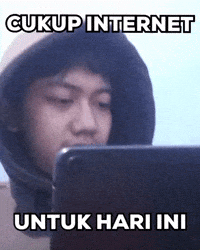 sedseda cukup internet untuk hari ini GIF