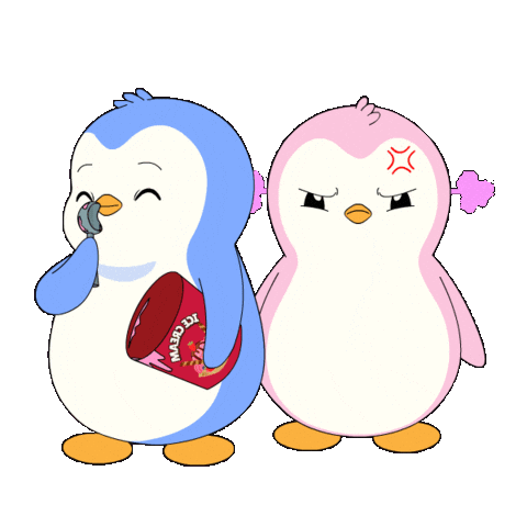Angry I Hate You Sticker by Pudgy Penguins