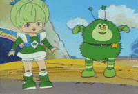 excited rainbow brite GIF