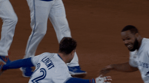 Vladimir Guerrero Jr Hug GIF by Toronto Blue Jays