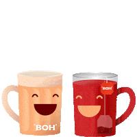 tea time chill Sticker by BOH Tea