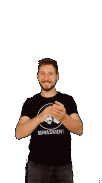 demaskiert_podcast klatschen daumen daumenhoch fencing Sticker