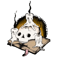 Horror Skull Sticker