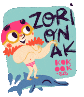 Happy Birthday Surfing Sticker by KOKOAK Eider Eibar