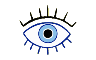 Evil Eye Sticker by Bellabu Bear