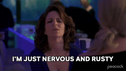 Nervous 30 Rock GIF by Peacock