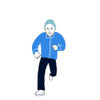 Identity Crisis Running Sticker by [PIAS]