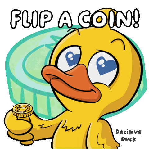 Duck Flip Sticker by VeeFriends