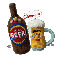 Cheers Drinking Sticker