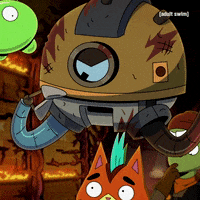 adultswim confused thinking robot think GIF