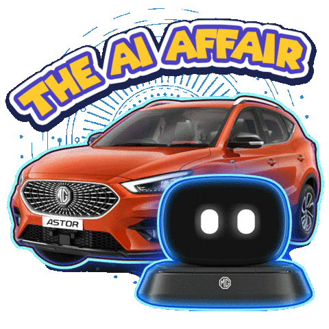 mgmotor christmas india cars new year Sticker