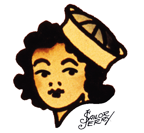 Sailor Jerry Girl Sticker by Sailor Jerry Spiced Rum