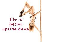 Pole Dance Upside Sticker by Addictive Pole Fitness- Underwood