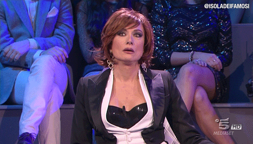 vladimir luxuria GIF by Isola dei Famosi