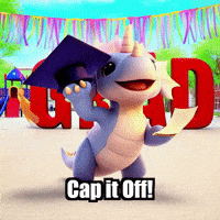Graduation Success GIF by Divineasaur