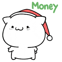 cat begging Sticker by Aminal Stickers