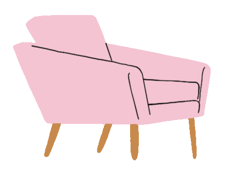 color_fuel chair mid century modern mies modern design Sticker