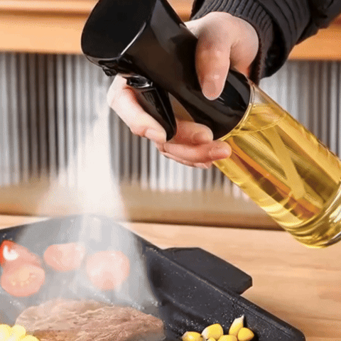 Garrafa spray de óleo de cozinha
