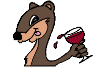 Glass Of Wine Cheers Sticker by Gemeente Wuustwezel