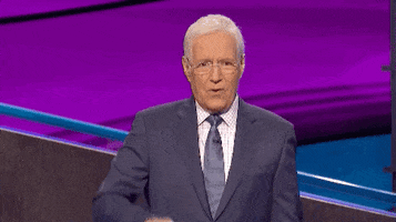 Alex Trebek GIF by Jeopardy!