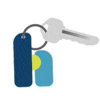 HomeownersFinancialGroup real estate keys homie homeowners Sticker